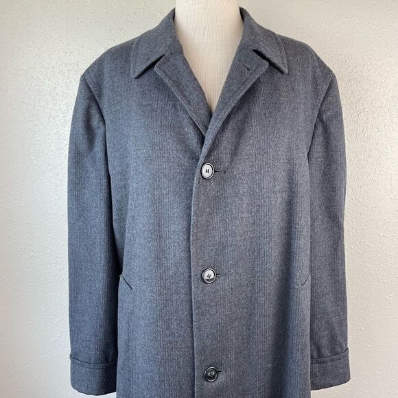 Vintage Gentry Penney’s Tailor Made Wool Trench Coat EUC - Picture 2 of 9